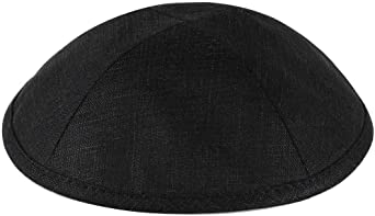 Zion Judaica Deluxe Linen Kippot Single Bulk Optional Custom Imprinting for Any Even