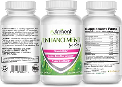 Enhancement for Her Plus- Female Enhancement Pills- Boost Mood- Arousal and Climax Naturally - 60 Vegan Cap
