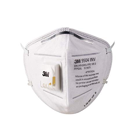 3M 9504 INV N95 Dust Pollution Mask - Pack of 10