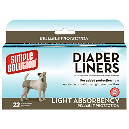 Simple Solution Disposable Liners Light Absorbency 22 Count