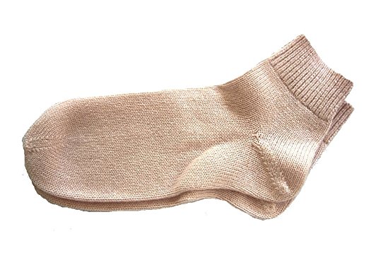 Pink 100% Pure Cashmere Bed Socks for Women