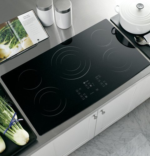 GE PP975BMBB Profile 36" Black Electric Smoothtop Cooktop