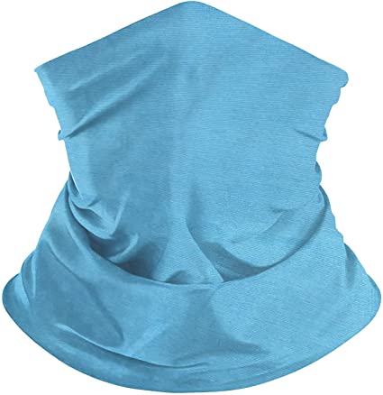 Neck Gaiter Face Scarf Mask, UPF 50  Bandana Headwear Balaclava for Sun Wind Dust Protection