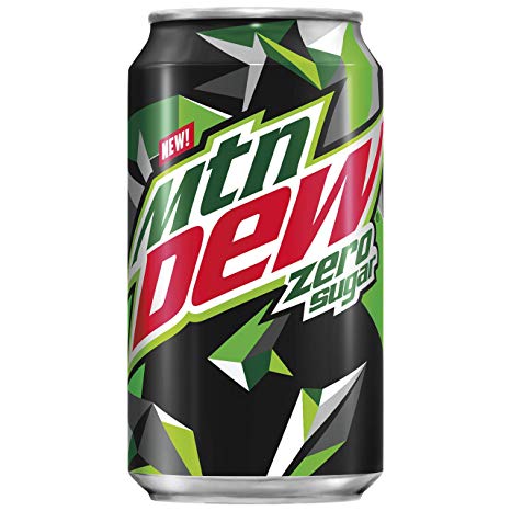 Mountain Dew Mtn Dew Zero Sugar, 12 fl oz. Cans, (18 Pack)
