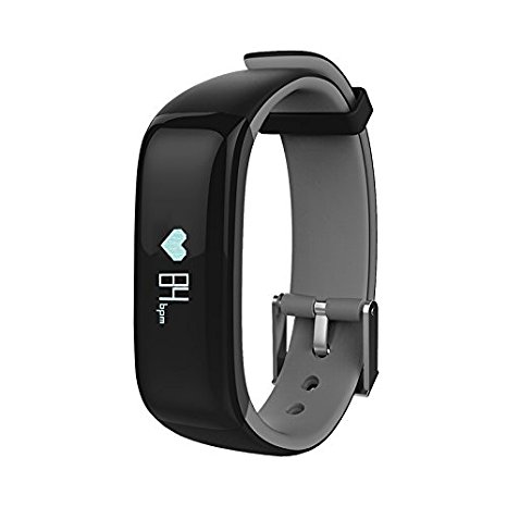 LEMFO P1 Bluetooth Waterproof Fitness Tracker with Heart Rate Monitor and Blood Pressure Sports Smart Wristband Pedometer Smart Bracelet Call Reminder Smart Band For Android iOS
