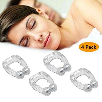 Anti Snoring Silicone Magnetic Anti Snore Nose Clip Stop Snoring Device Mini Transparent Silicone Night Sleep Guard