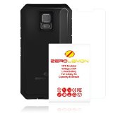 180 Days Warranty ZeroLemon Samsung Galaxy S5 8500mAh Extended Battery  NFC  Rugged Black Zero Shock Hybrid Protection Case Includes Free High Quality Screen Protector - Worlds Highest S5 Capacity Battery with Worlds Only Universal Form Fitting Case Compatible with S Beam and Google Wallet