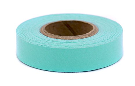 1/2" Aqua Color-Code Writeable Labeling Tape | Removable Adhesive, 0.5 x 500 in. Roll