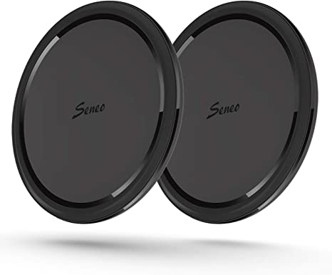 Seneo Wireless Charger 187, [2-Pack] 15W USB-C Wireless Charging Pad, 15W for LG V30/V40, Fast Charging for iPhone 11 Pro Max/Xs Max/XR/X/8/8P/Airpods Pro/2,Galaxy S20/S10/Note 9 (No AC Adapter)