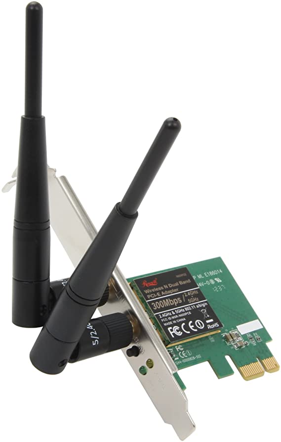 Rosewill N600PCE Wireless N Dual Band Adapter (N600PCE)