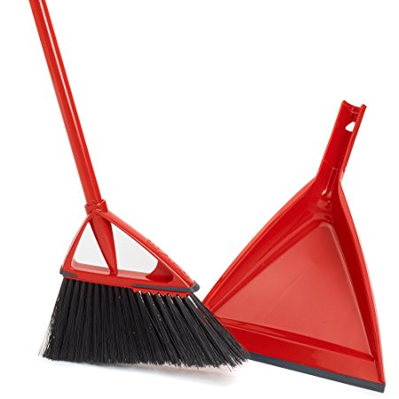 Oskar Angle Broom with Dust Pan