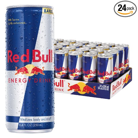 Red Bull Energy Drink, 8.4 Fl Oz Cans, 24 Pack