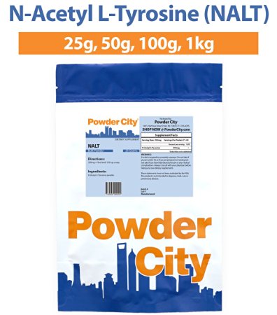 Powder City N-Acetyl L-Tyrosine (NALT) (100 Grams)