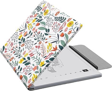 MoKo for Remarkable 2 Tablet Case, Lightweight Ultra-Thin Magnetic Case with Wide Pen Protective Clasp, Smart Tablet Cover Folio for Remarkable Tablet 2 10.3" 2020 Release, Flowers