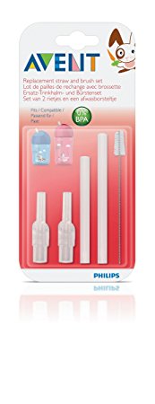 Avent Straw Replacement Brush Set - 12 oz