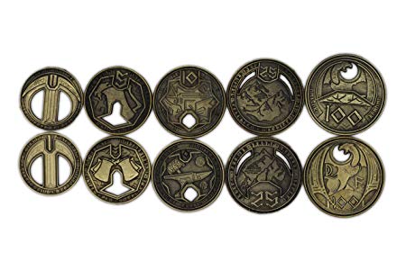 Norse Foundry Adventure Metal Coins Variety Pack (Set of 10) Dwarven Style RPG D&D