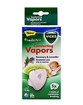 Vicks Rosemary and Lavender Waterless Comforting Vapors Plug-in Pads - Pack of 5