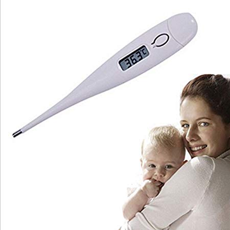 Kasstino Medical Oral Digital LCD Audible Thermometer Baby Adult Temperature Mouth Body