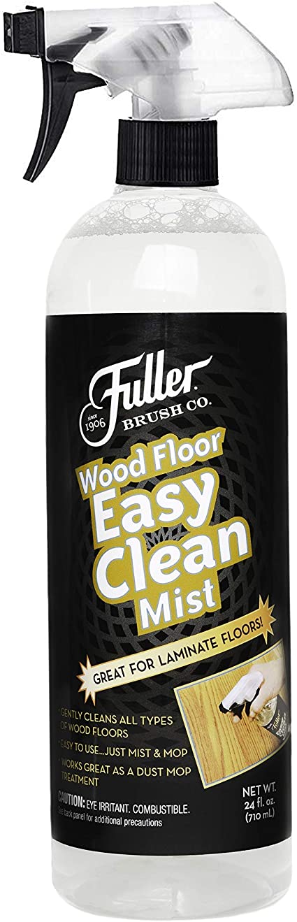 Fuller Brush Wood Floor Easy Clean Mist - Gentle Multi Surface Dust Cleaner - Cleans Laminate Wood, Hardwood, Vinyl & Tiled Bathroom & Kitchen Floors - Quick Dry Mopping Spray