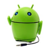 GOgroove Pal Bot - the Rechargeable Portable Android Speaker System for Smartphones  Tablets  MP3 Players  Laptops  and More Devices