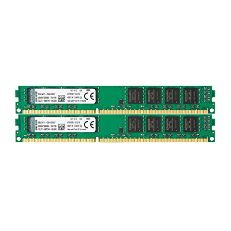 Kingston Technology 16GB Non-ECC CL11 DIMM 1600MHz DDR3 RAM (KVR16N11K2/16)