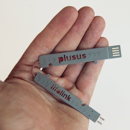 LifeLink - Micro USB Ultra-Portable Cable | Fits just like a credit card - but charges like your normal cable | GREY