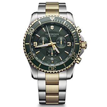 Victorinox Maverick Analogue Men's Watch(Green Dial Mens Standard Colored Strap)-241693