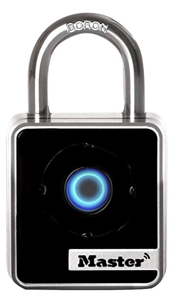 4400D Indoor Bluetooth Smart Padlock, 2-Inch Wide Body, 7/8-Inch Shackle Height, 9/32-Inch Diameter Shackle by Master Lock