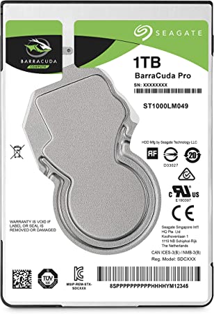 Seagate 1TB Barracuda 2.5" Hard Drive ST1000LM049 (SATA 6Gb/s/128MB/7200 RPM)