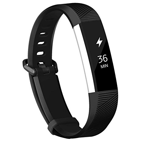 Adepoy Fitbit Alta Bands and Alta HR Bands, Newest Adjustable Replacement Wristband with Secure Metal Clasp for Fitbit Alta HR and Fitbit Alta