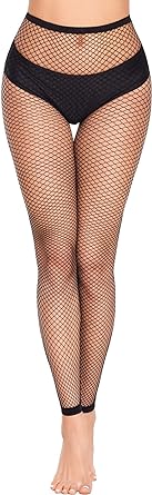 Avidlove Fishnet Stockings for Women Footless High Waisted Fishnet Tights