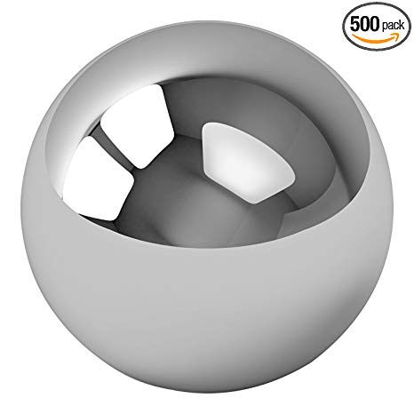 500 3/16" Inch Stainless Steel Nail Polish Mixing Agitator Balls