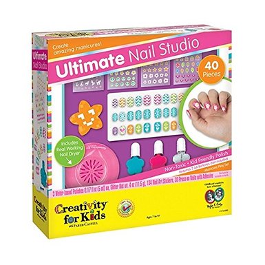 Creativity for Kids Ultimate Nail Studio Activity 40 Pieces