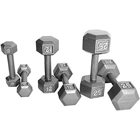 CAP Barbell Solid Hex Dumbbell, Single