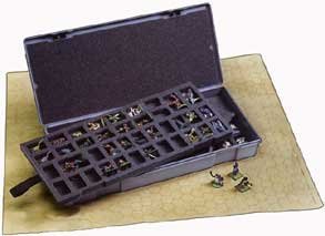 Chessex Figure Storage Boxes: Role Playing Games (RPGs) - Large Figure Storage Boxes - 25mm Humanoids - 80 Figure Capacity