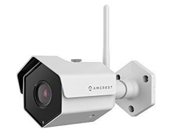 Amcrest ProHD Outdoor 1080P WiFi Wireless IP Security Bullet Camera - IP67 Weatherproof, 1080P (1920TVL), IP2M-852W (White)