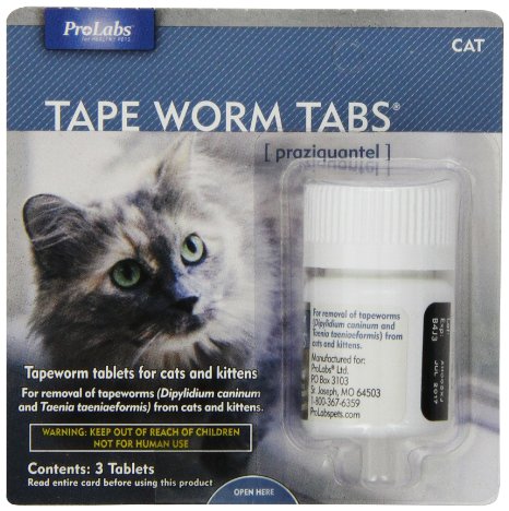 Prolabs Feline Tapeworm Tabs , 3-23mg Tabs