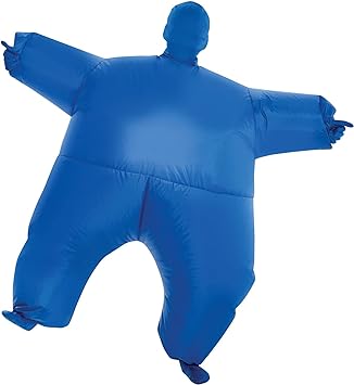 MorphCostumes Blue MegaMorph Kids Inflatable Blow Up Costume - One Size