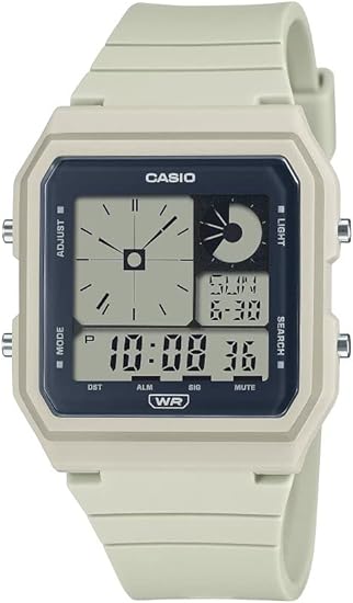 Casio POP Bio-Based Renewable Band LED Backlight Daily Alarm Digital Watch LF20W-8A