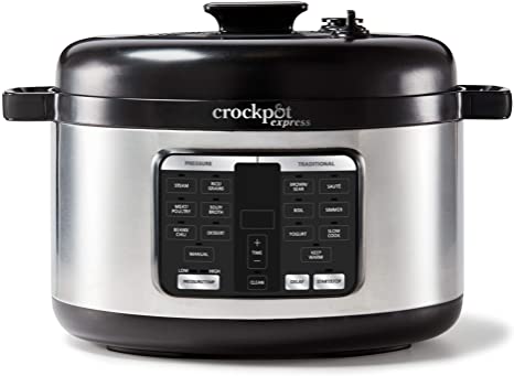 Crock-pot 2109296 Express Pressure Cooker, 6-Quart, Stainless Steel