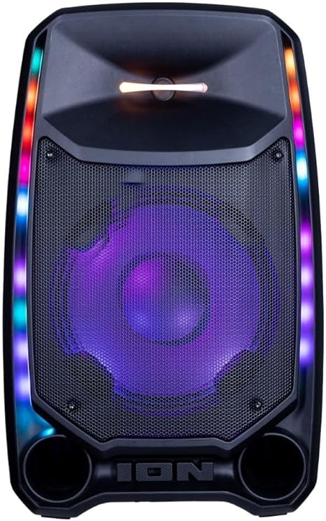 ION Audio PA Ultimate - PA System 650 Watt Bluetooth Speaker Sound System with Microphone and Stand Bundle (Renewed)