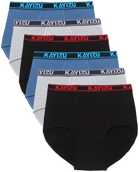 Men's Underwear, KAYIZU Brand Soft Cotton Classic Brief