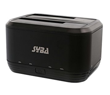 Syba USB 3.0 Dual Bay SATA HDD Docking Station (SY-ENC50091)