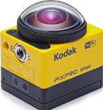 Kodak SP360 with Explorer Accessory Pack 16 MP Digital Camera with 1x Optical Image Stabilized Zoom and 1-Inch LCD Yellow