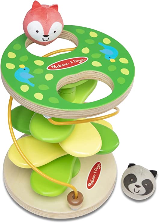 Melissa & Doug Rollables Treehouse Twirl Infant and Toddler Toy (3 Pieces)