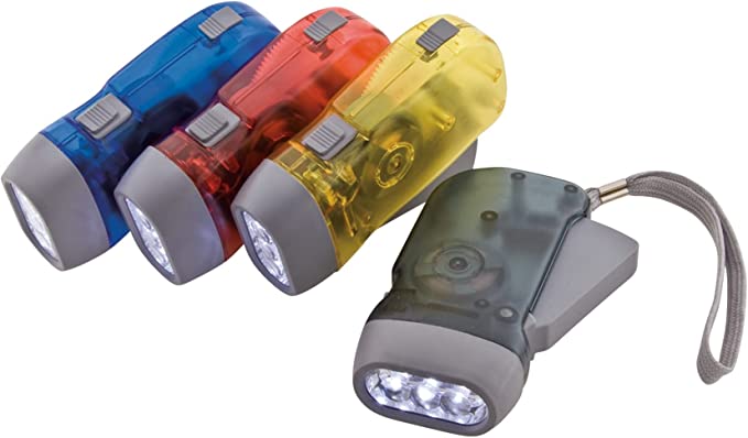 Baumgartens BAU42600 Easy Squeeze LED Flashlight, Assorted