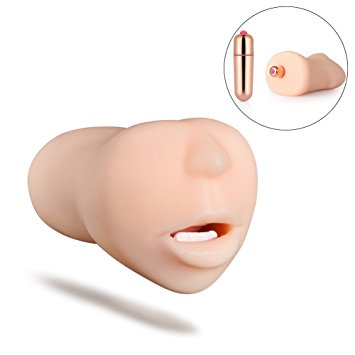 Utimi Male Masturbator 3D Realistic Male Masturbation Toy for Oral Sex with Teeth Tongue and Deep Throat