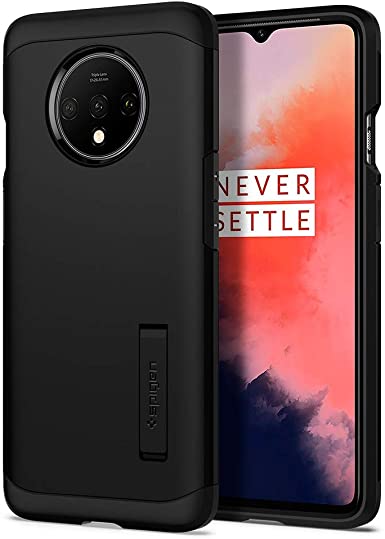 Spigen Tough Armor, Designed for OnePlus 7T Case, Dual Layer Extreme Protection for OnePlus 7T - Black