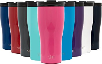 Simple Modern 15oz Journey Travel Mug with Straw - Vacuum Insulated Tumbler Flask 18/8 Stainless Steel Hydro Thermos Cup - Cotton Candy