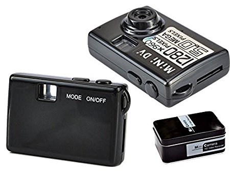 KSRplayer 5MP HD Smallest Mini Spy Digital DV Camera Video Recorder Camcorder Webcam DVR Spy Hidden Digital 1280 X 960 Pixels(Black)